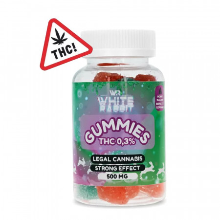 Gummies THC 500mg - White rabbit
