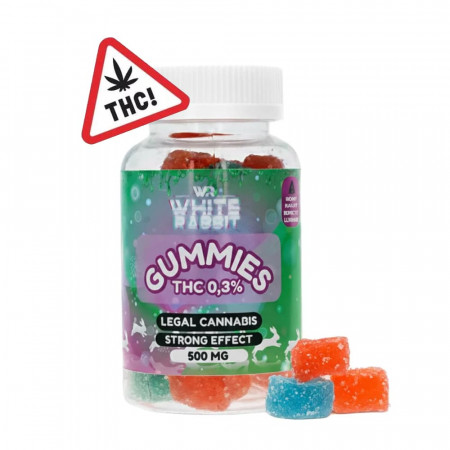 Gummies THC 500mg - White rabbit