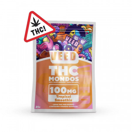 Mondo cube Delta 9 THC - Smoothie tropical 100mg - Veed