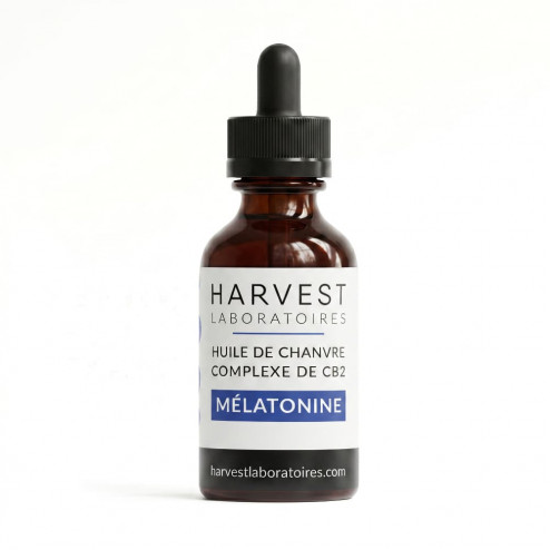 Huile SOMMEIL intense - Complexe CB2 20% Melatonine - Harvest Laboratoire