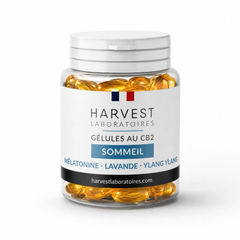Gélules CB2 - Sommeil Mélatonine - Harvest Laboratoires