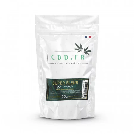 Super Fleur du mois - 25g - CBD.fr CBD.fr - 1-cbd - Fleurs de CBD
