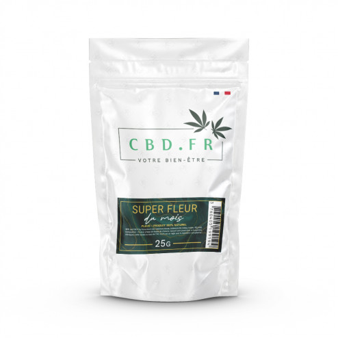 Super Fleur du mois - 25g - CBD.fr CBD.fr - 1-cbd