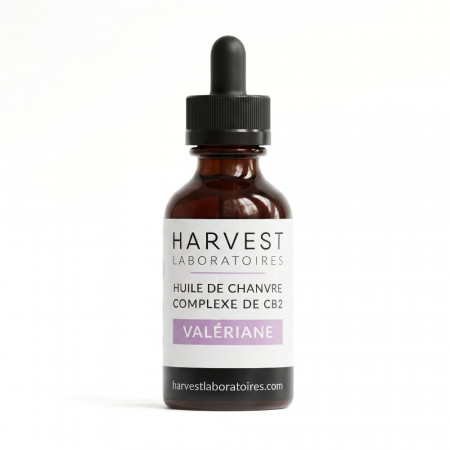 Huile de chanvre Sommeil - Complexe CB2 10% Valeriane - Harvest