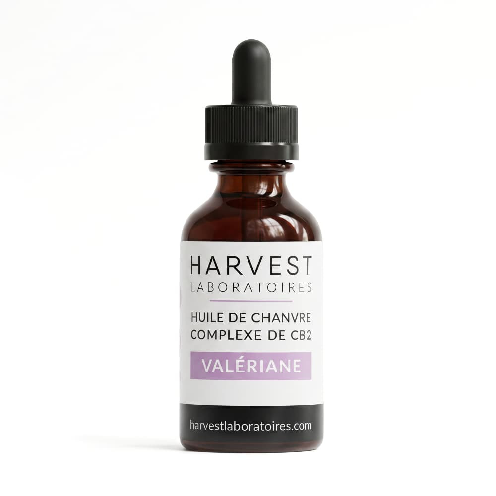 Huile de chanvre Sommeil - Complexe CB2 10% Valeriane - Harvest