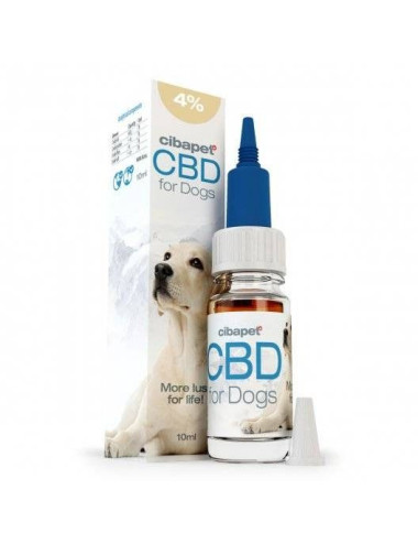 Huile de CBD 4% pour chiens - Cibdol (10ml) pas cher sur CBD.fr