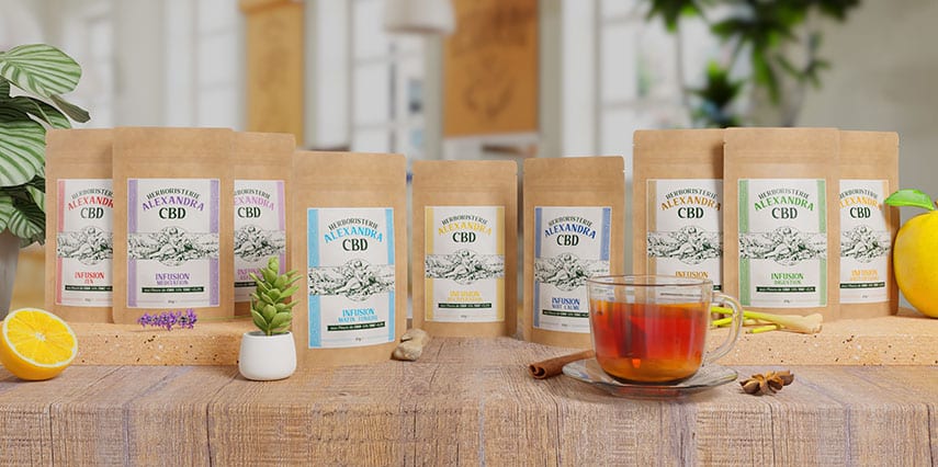 infusion-cbd-herboristerie-alexandra Collection d'infusions de CBD Herboristerie Alexandra
