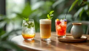 Boissons au CBD