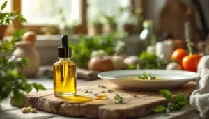 Huile de CBD en cuisine