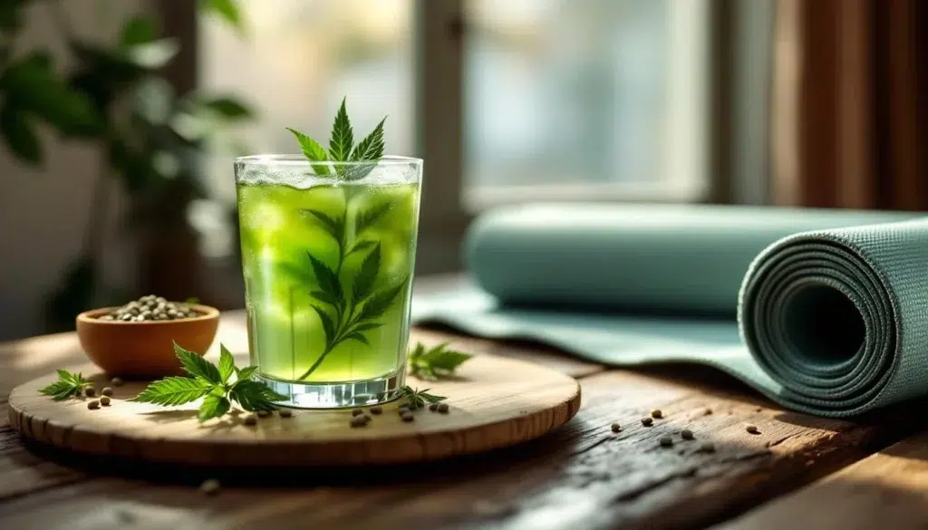 Infusions au CBD après le sport