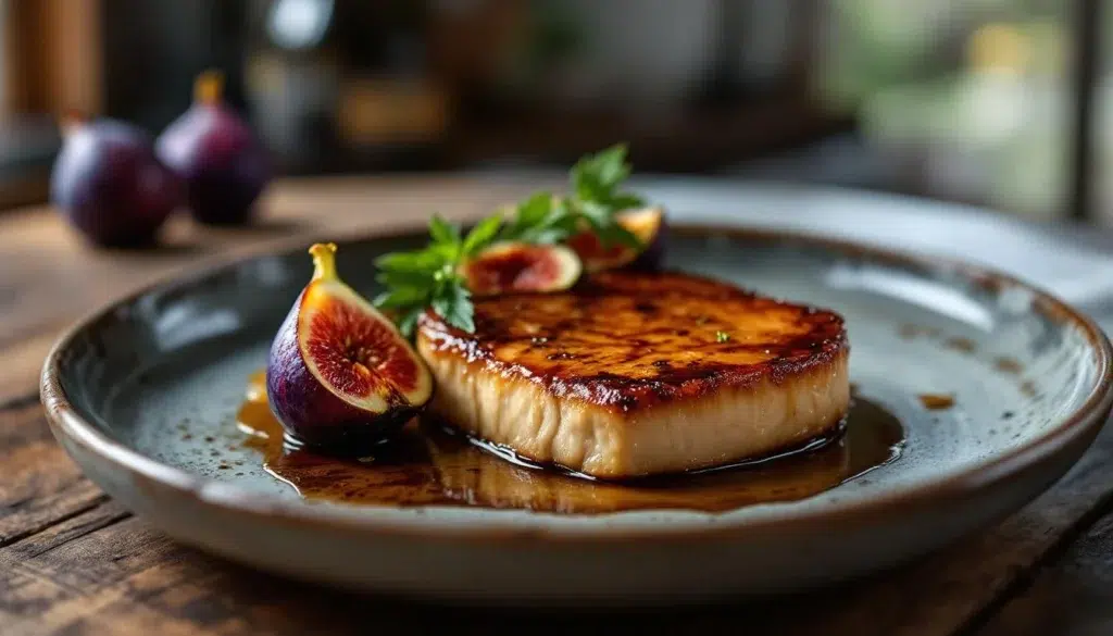 Foie gras poêlé aux figues