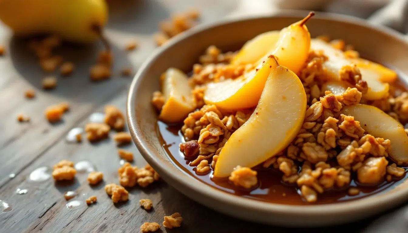 Granola Poêlé Poire Érable au CBD