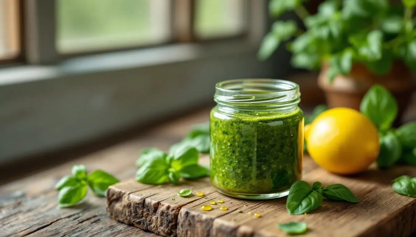 Pesto Basilic Citron au CBD