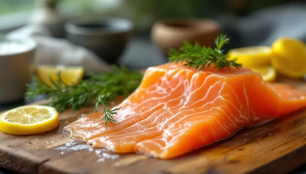 Saumon gravlax maison au CBD