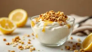 Yaourt Grec Citron Miel au CBD