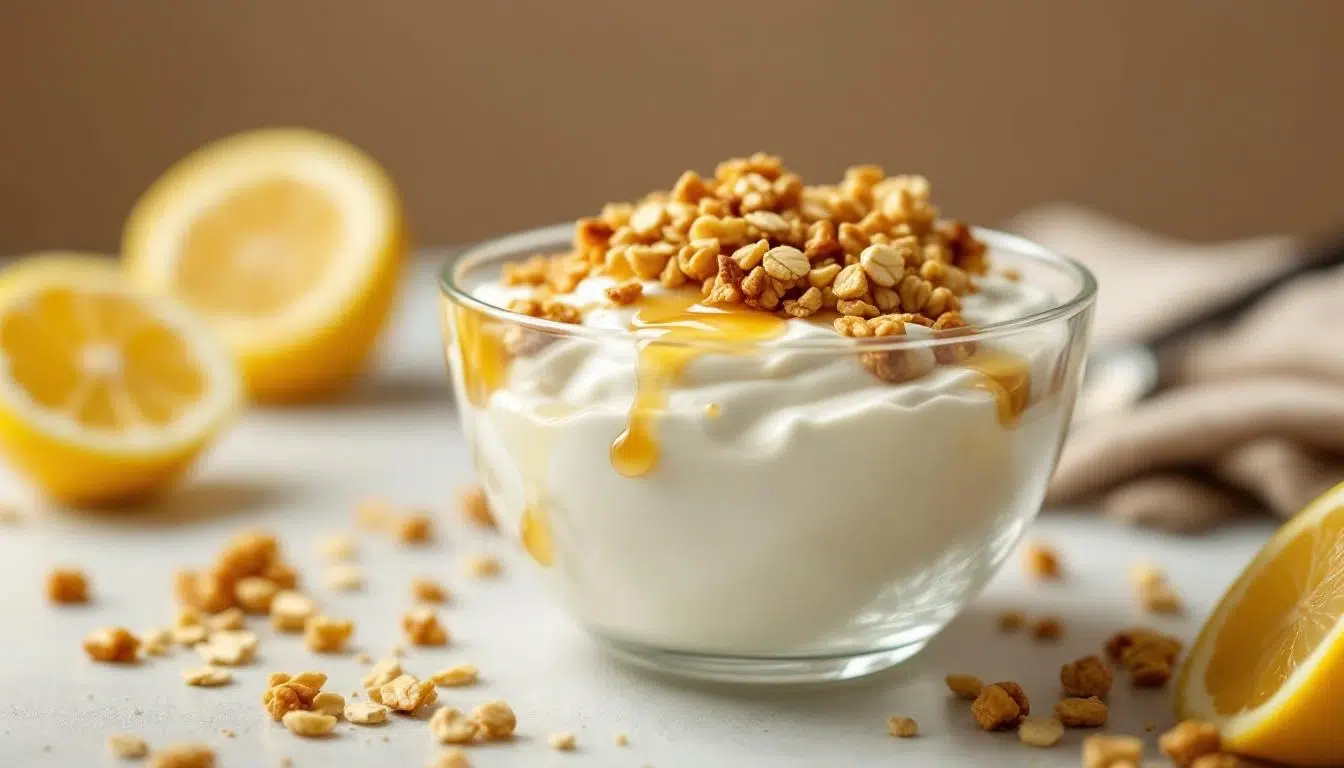 Yaourt Grec Citron Miel au CBD