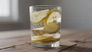 Eau infusée citron-gingembre-CBD
