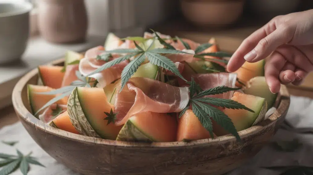 salade melon-jambon-CBD