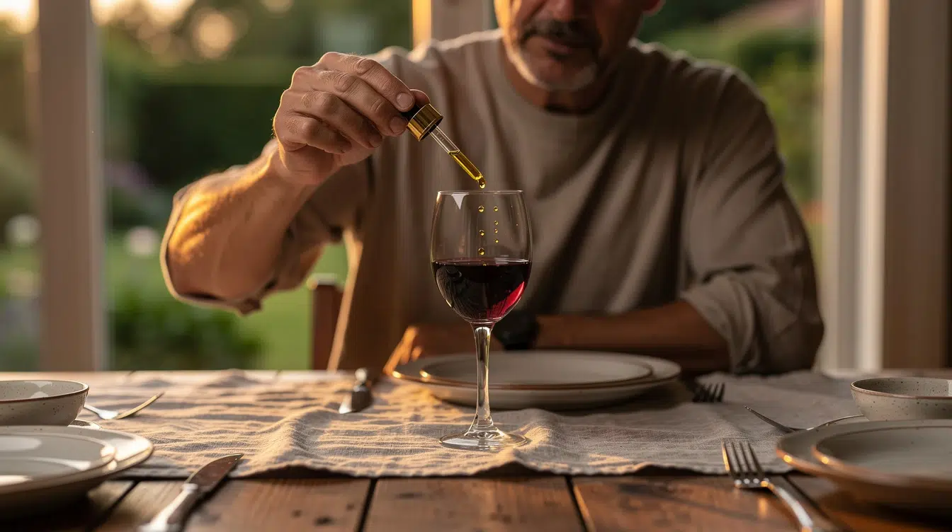 Wein durch CBD ersetzen