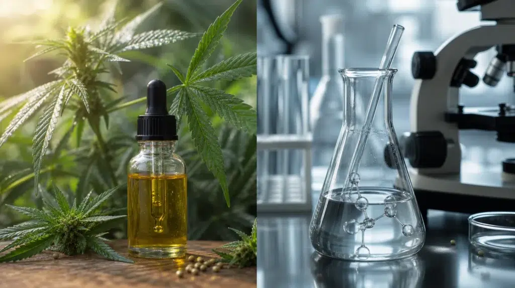 CBD naturel et CBD synthétique