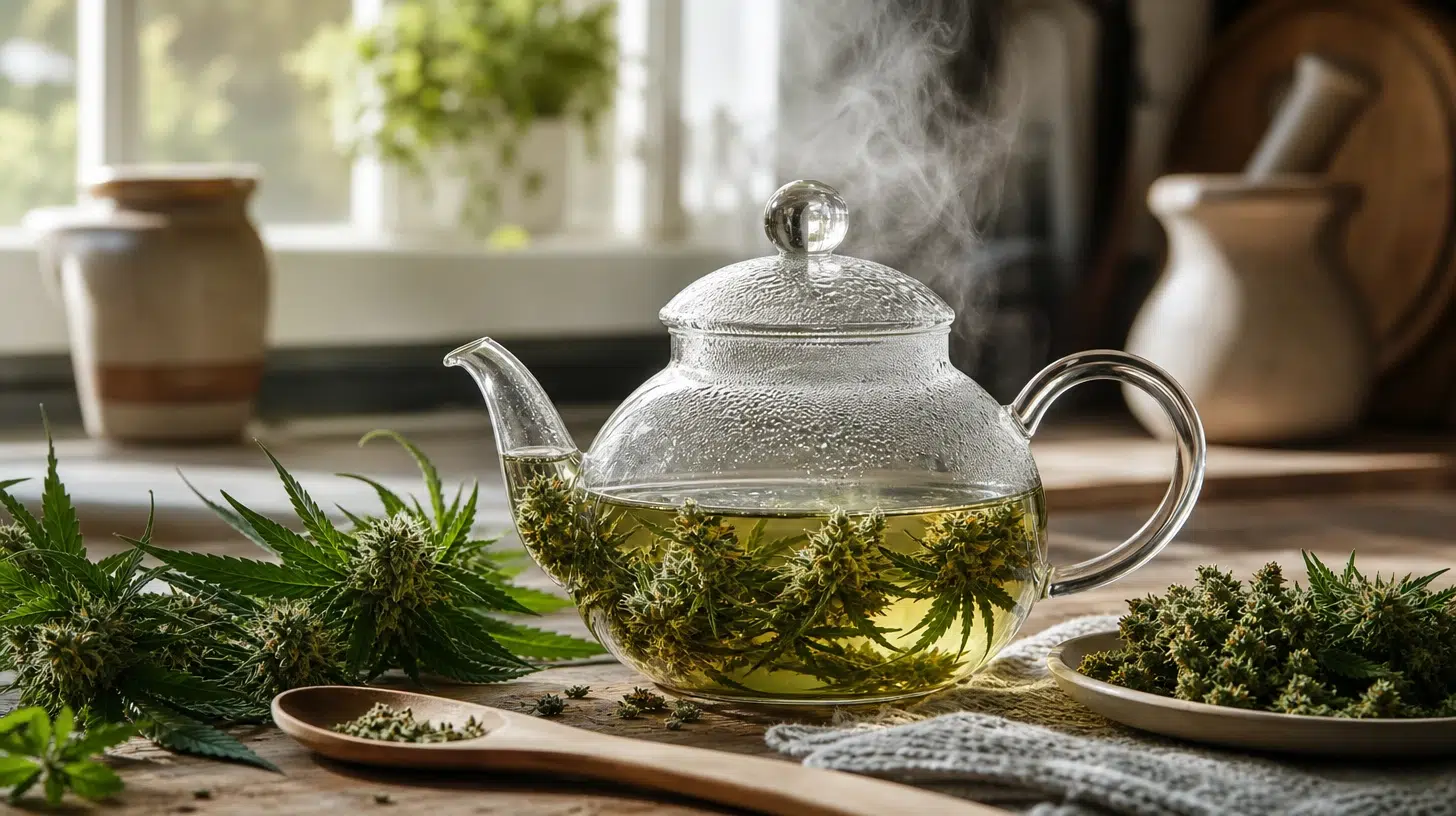 fleurs de CBD pour tisane