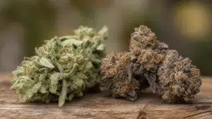 Différences fleurs CBD THC