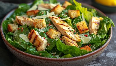 Recette de salade César au CBD : quand le bien-être rencontre les saveurs