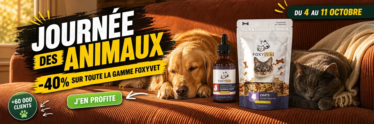 Journée des animaux — -40% sur tous les produits de la marque Foxyvet
