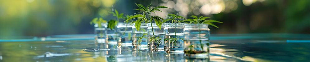 Culture de plants de CBD en hydroponique