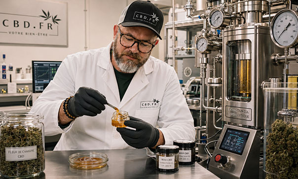 Julien Cordobes, fondateur de CBD.fr, sélectionne les concentrés de cbd