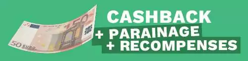 Cashback - Parainage - Récompenses pour l'achat de CBD