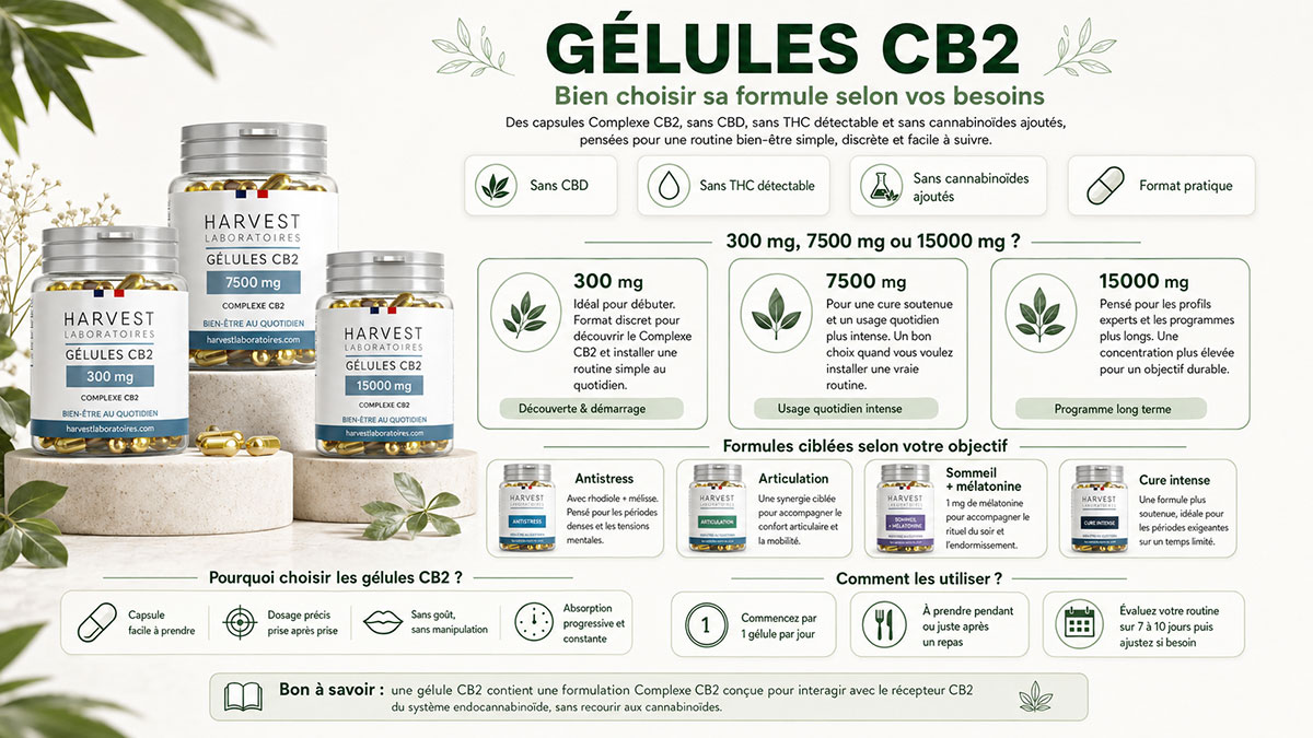 Infographie gélule CB2