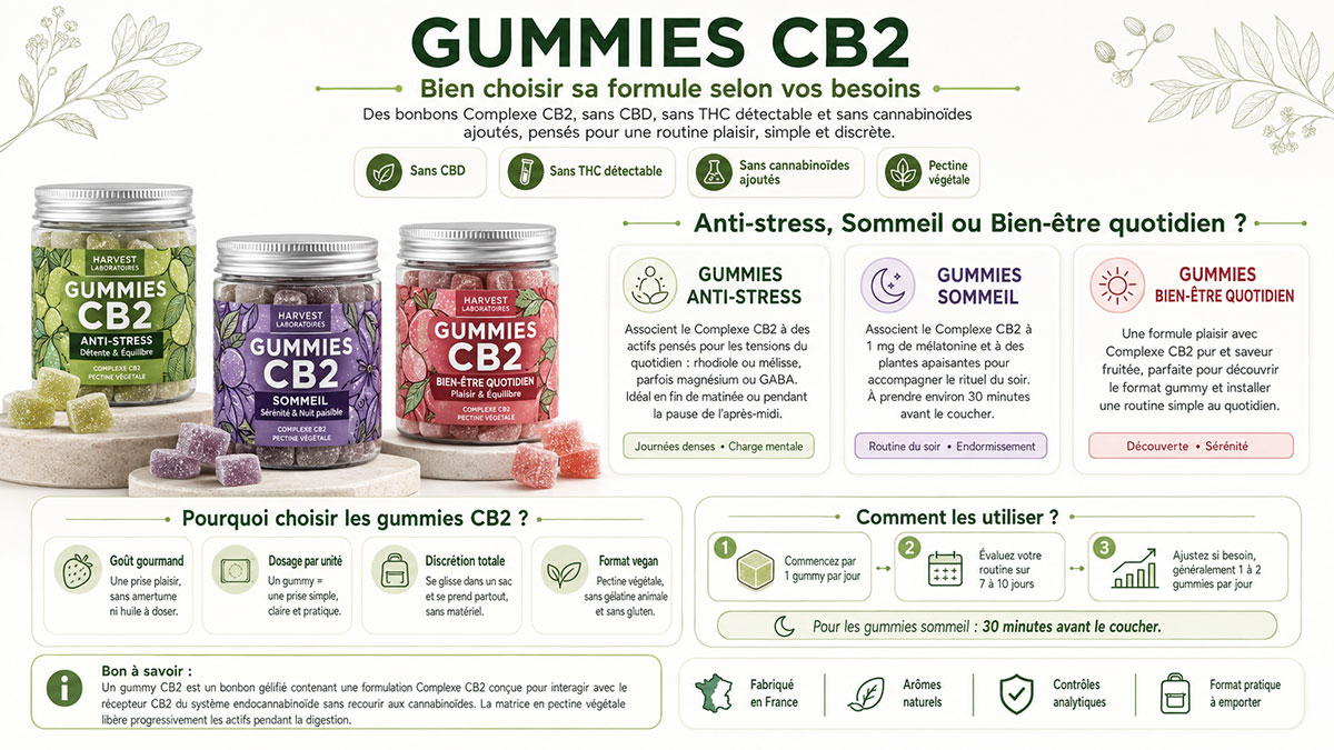 Infographie Gummies CB2
