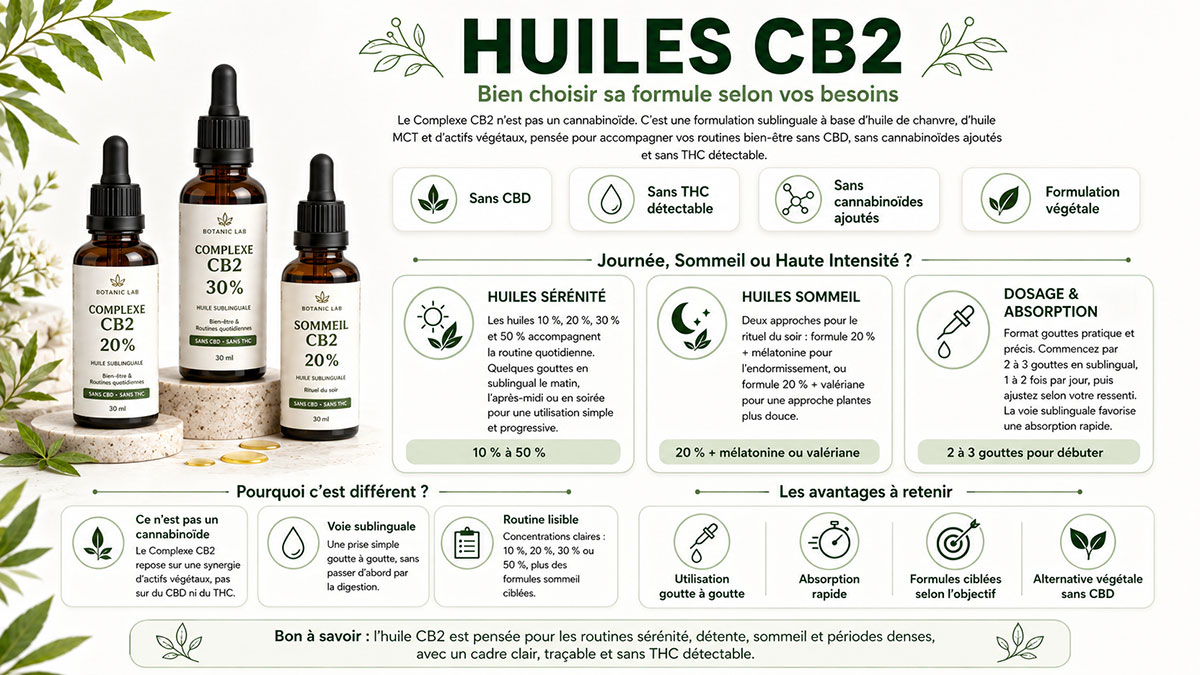 inforgraphie explicative sur les huiles CB2