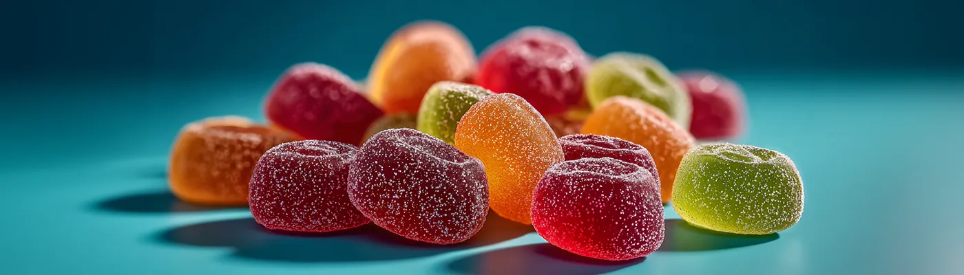 Promo gummies Slide background